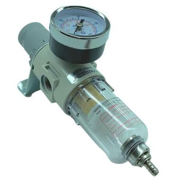Imagem de Filtro Regulador de Pressão com Manômetro para Compressor Equipo Cadei