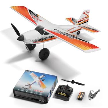 Imagem de VOLANTEXRC Brushless RC Plane P51D Mustang 500mm Remote Control Airplane Fighter RTF with 6-Axis Gyro, 4 CH 3 Modes & Aerobatics, 2.4GHz Radio Controlled Aircraft for Beginners, Boys & Adults (Red)