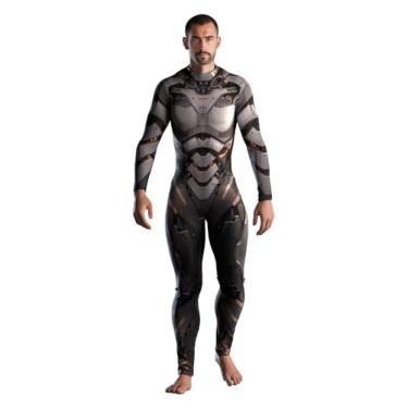 Imagem de Hautico Premium Halloween Robot Costumes for Men, Futuristic Armor Superhero Costumes, Knight Costume - Made to Order (A98M, S-M)