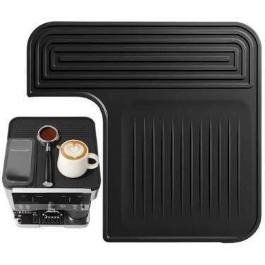 Imagem de Yiyiring Tapete superior compatível com a máquina de café expresso Ninja Luxe Cafe ES601 e ES701, protege a superfície superior, silicone de grau alimentício, à prova d'água e resistente ao calor para