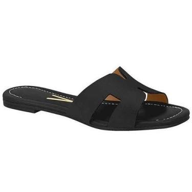 Imagem de Sandália Feminino Vizzano Rasteirinha Napa Casual Dia A Dia Macia 6371