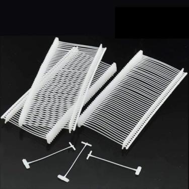 Imagem de Yesallwas 5000 peças de etiquetas de etiquetagem de farpas de pistola fixadores pinos de etiqueta de preço para pistola de etiquetagem (50 mm)