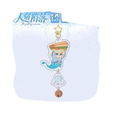 Imagem de Chaveiro Personalizado De Anime Em Acrílico DIY Com Clipe De Sino De A
