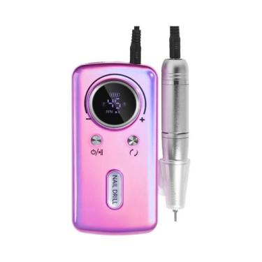 Imagem de Kit De Máquina De Perfuração De Unhas Recarregável 45000RPM, Lixadeira