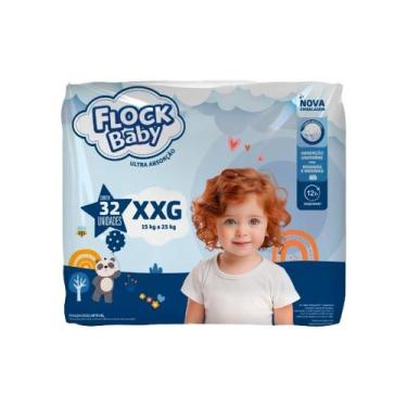Imagem de Fralda Descartável Flock Baby Ultra Absorção XXG 32 Unidades