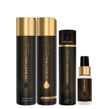 Imagem de Kit Sebastian Professional Dark Oil Nutrição e Fragrância (4 Produtos)