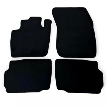 Imagem de Tapetes de carro para Ford Fusion 2014-2020, tapete preto de nylon para todos os climas à prova d'água conjunto de almofadas para pés