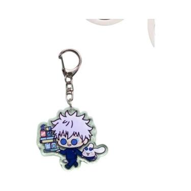 Imagem de Chaveiro Acrílico De Anime Jujutsu Kaisen, Charme Fofo Para Bolsa, Pin