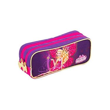Imagem de Estojo Com 2 Compartimentos Barbie Butterfy E A Princesa Fairy - Sestini