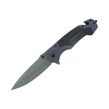 Imagem de Canivete Dobrável De Bolso Para Exterior Em Aço Inoxidável Multifuncio