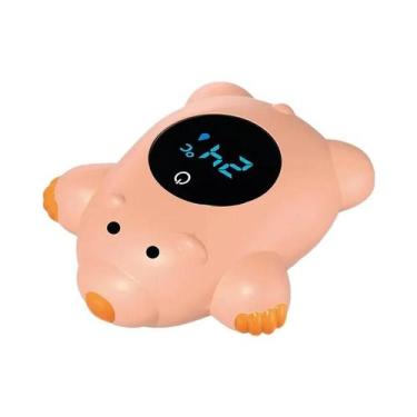 Imagem de Termômetro Digital Flutuante Para Banho De Bebê Com Display LED, Testa