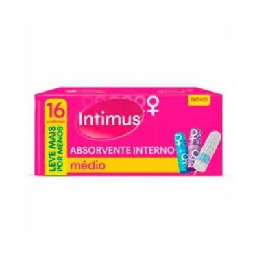 Imagem de Absorvente Intimus Interno Médio C/16un