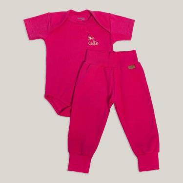 Imagem de Conjunto Body Basic Manga Curta e Mijão Abraço Feminino - 2 Peças Linh