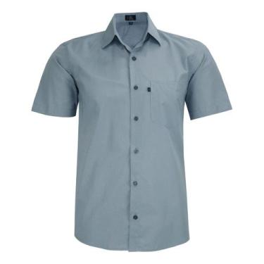 Imagem de Camisa Social Masculina Manga Curta Lbl Com Bolso Passa Fácil 3034, Ch