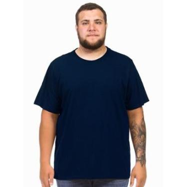 Imagem de Camiseta Masculina Plus Size Algodão Básica-Masculino