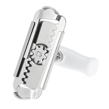 Imagem de Abre-latas de Jarra Ajustável Aço Inoxidável Removedor Tampa Lata com Rosca Ferramenta Parafuso para Abrir Cozinha Sem Esforço Design Engrenagem Espir