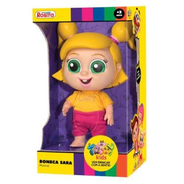 Imagem de Boneca Licenciada Sara do TotoyKids com Som Youtuber 22cm - Baby Brink