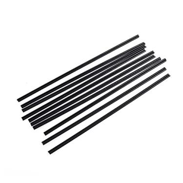 Imagem de ANUTE 10 peças/pacote 20 cm haste de soldagem PP/PVC/PE vara de soldador de plástico suprimentos de reparo de para-choques preto/branco (cor: A2)