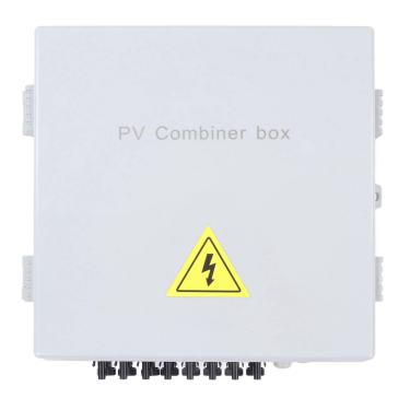 Imagem de aqxreight Caixa Combinadora Fotovoltaica de 8 Cordas para Painéis Solares 10A e 250Vdc Classificados Com Sobrecarga, Curto-circuito e para Sistemas de Energia Fora da Rede