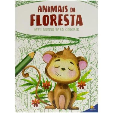 Imagem de Livro - Meu Mundo para colorir: Animais da Floresta