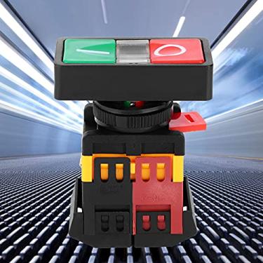 Imagem de aqxreight Interruptor de Botão de Pressão Iluminado por LED AS-22 / 25N Controle Liga/Desliga de Circuito Duplo Com Ação Momentânea para Uso Industrial e Doméstico Interruptor Classificado como