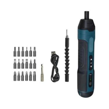 Imagem de Chave De Fenda Elétrica Mini Sem Fio De 1300mah, Recarregável, Ferrame