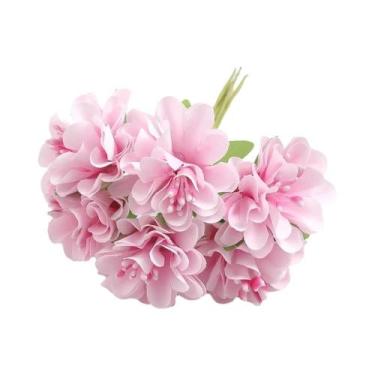 Imagem de Flores De Cravo Artificiais De 11CM, Conjunto Com 12 Peças Para Decora