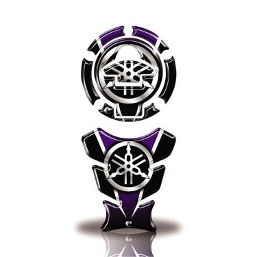 Imagem de Kit Protetor Tanque Moto Yzf-R3 Mt Tenere Yamaha Azul Cor Azul