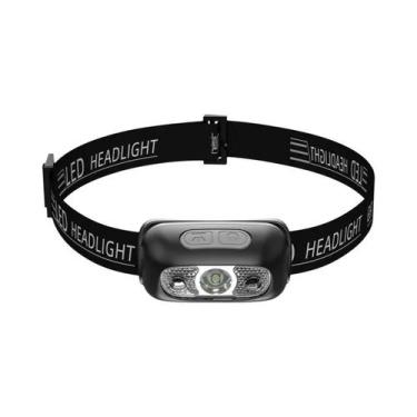 Imagem de Lanterna De Cabeça Recarregável COB LED USB Potente E À Prova d'Água P