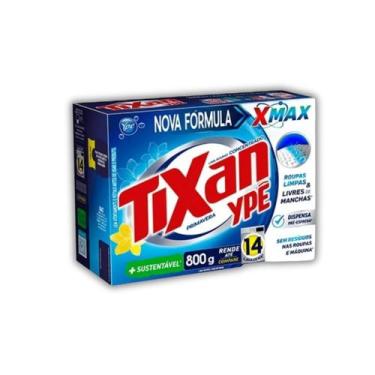 Imagem de Sabão Em Pó Lava Roupas Tixan Ypê 800g