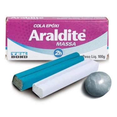 Imagem de Adesivo Cola Epóxi Araldite Massa 100g Tekbond