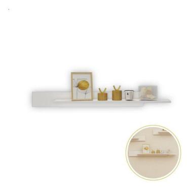 Imagem de Prateleira Flutuante Madeira Suspensa Suporte Invisivel - Deltre, Bran