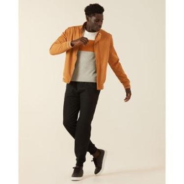 Imagem de Calça Básica Masculina Em Moletom Flanelado Preto - PP-Masculino