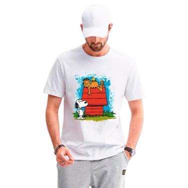 Imagem de Camiseta desenho snoopy camisa masculina lançamento 01 - DESIGN CAMISE