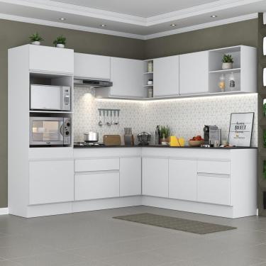 Imagem de Armário De Cozinha Completa De Canto Branco