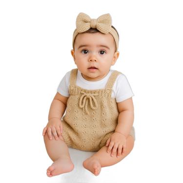 Imagem de roupa bebe Jamper de Tricô de Verão Cor Palha tamanho 1