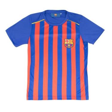 Imagem de Camiseta Infantil Balboa Barcelona Azul/Vermelho, Azul, Vermelho, 16