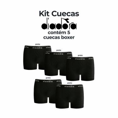 Imagem de Kit 5 Cuecas Boxer Diadora Sem Costura - Masculino 