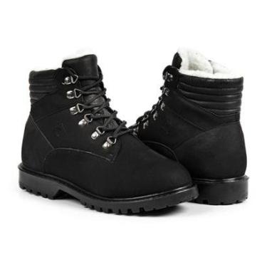 Imagem de Bota Oslo Bremen Para Neve Em Couro Forrada Com La E Impermeavel Masculina-Masculino