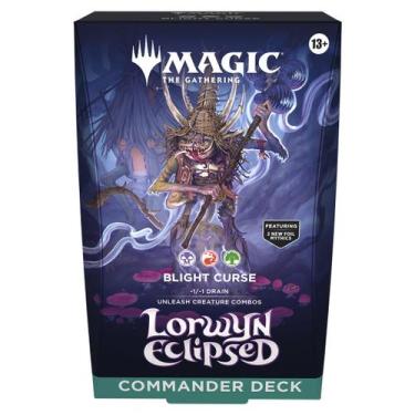 Imagem de Magic The Gathering Lorwyn Eclipsed Commander Deck Blight Curse EN - W