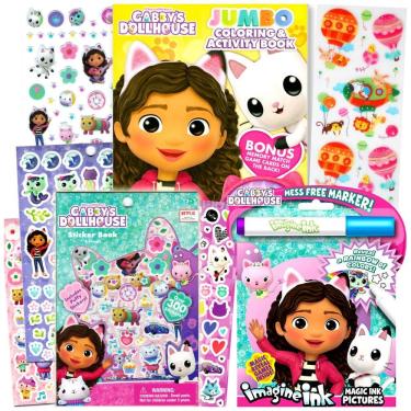 Imagem de Conjunto de Livros de Colorir da Casa de Bonecas da Gabby para Meninas com Livro de Atividades de Colorir,Bendon
