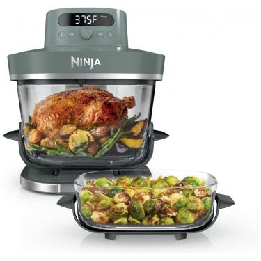 Imagem de Ninja Crispi Pro Fritadeira de Ar 6-em-1 em Vidro com Tampas Armazenamento 232°C AS101D...