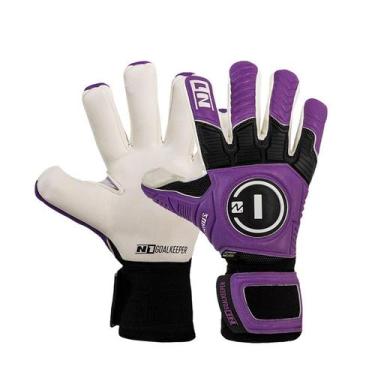 Imagem de Luva de Goleiro Profissional N1 Horus - N1 GOALKEEPER BRASIL, 11, Roxo