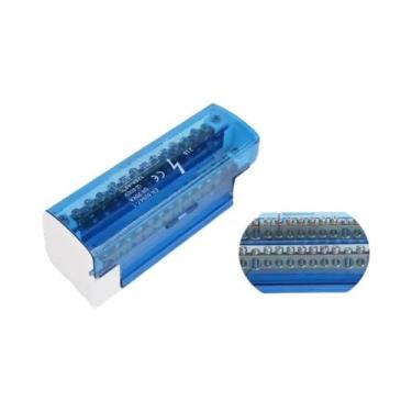 Imagem de Caixa De Distribuição De Energia Com Bloco De Terminais Para Trilho DI