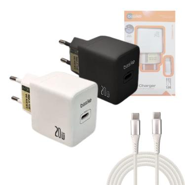 Imagem de Carregador Completo 20w Porta Tipo-c E Cabo Tipo-c