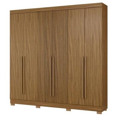 Imagem de Guarda Roupa Casal 2030230 6 Portas 230 Cm Atacama Ripado Armoveis