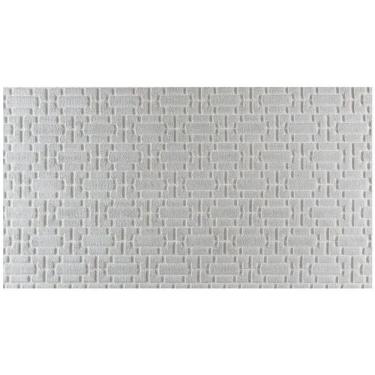 Imagem de Tapete Atlanta Alto Relevo Antiderrapante 140x200cm Corttex - Tijolinho Prata