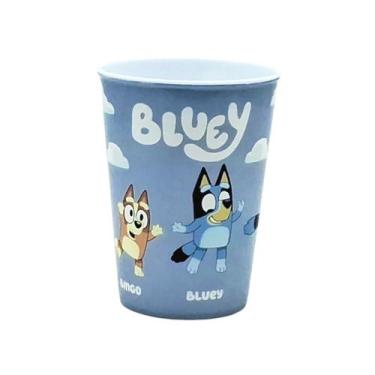 Imagem de Copo Infantil Bluey de Plástico Base de Ovo de Pascoa Original Plasuti