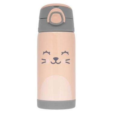 Imagem de Garrafa Térmica Parede Dupla Gummy Pêssego Buba 400ml
