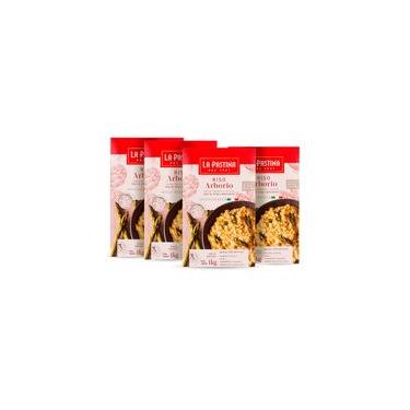 Imagem de Kit 4 Arroz Arborio Italiano 1Kg La Pastina